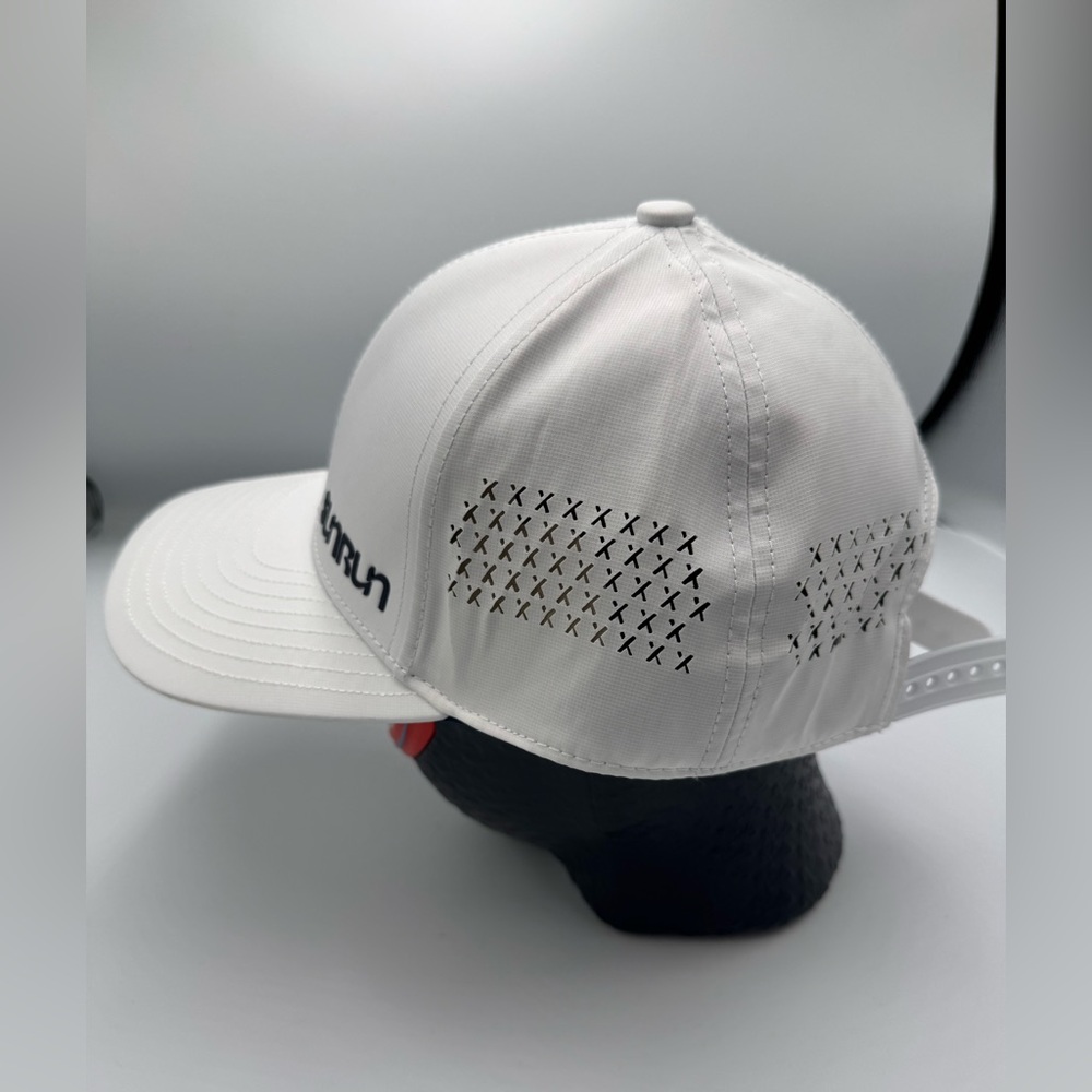 SUN RUN white running snapback hat - Picture 4 of 6